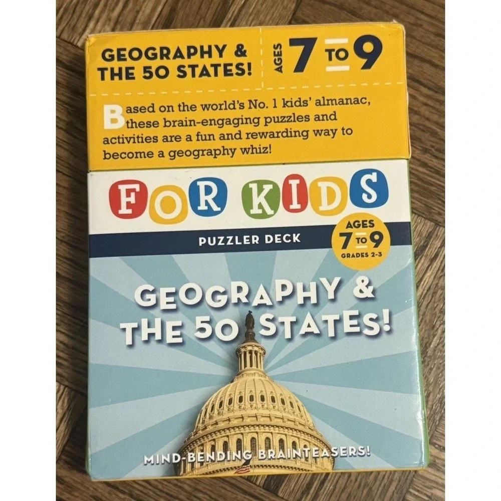 The World Almanac for‎ Kids Puzzler Deck Geography and the 50 States